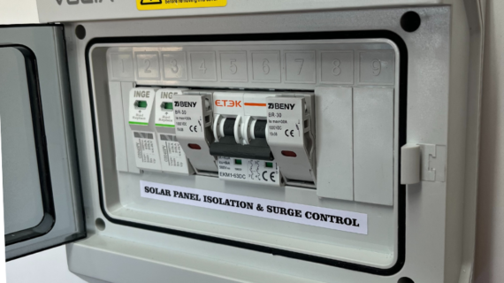 DC Combiner Box 1 in and 1 out