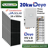 DEYE 20kw 3 phase kit